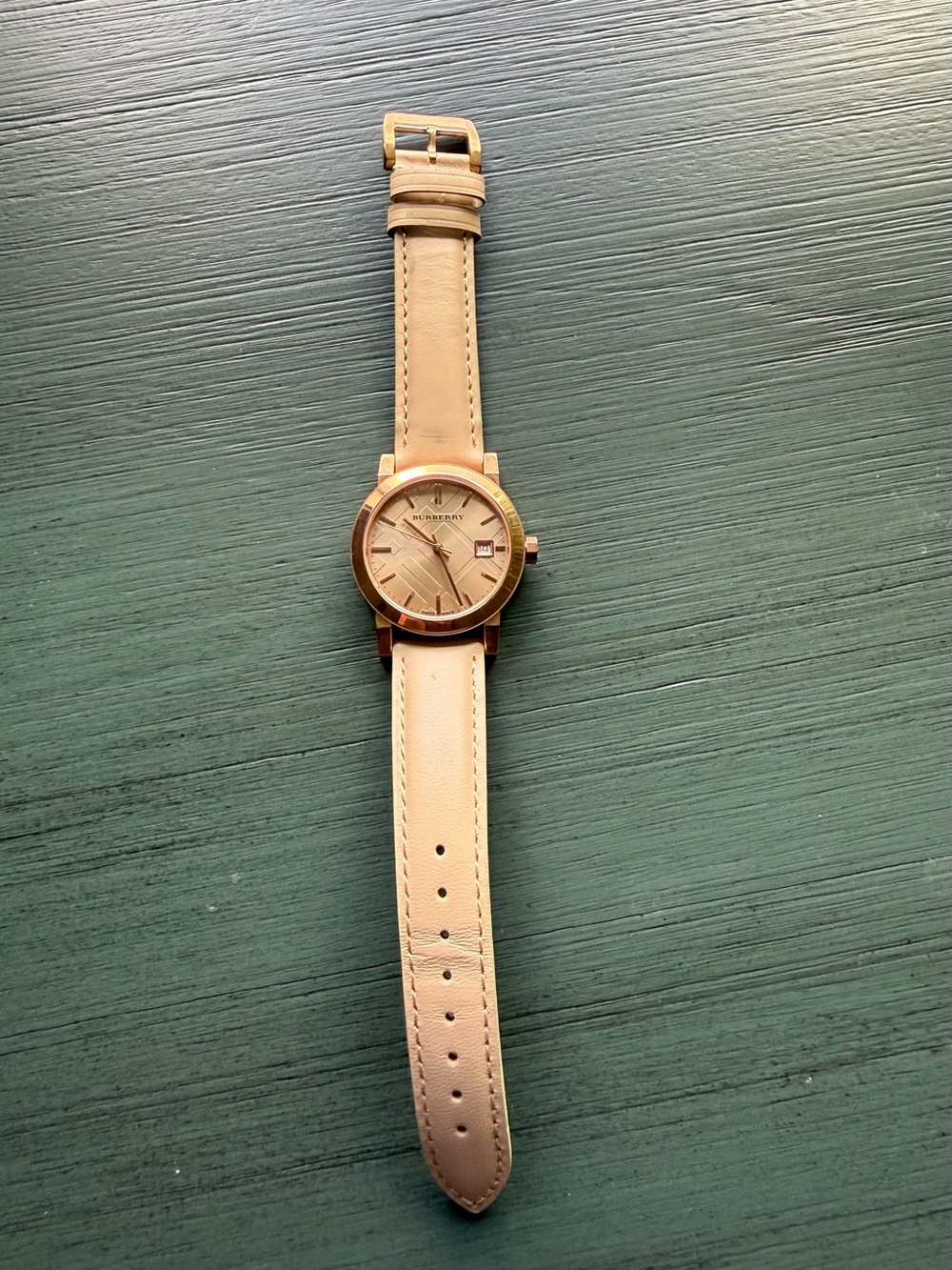 Burberry Women's Watch City Classic 34 Mm Swiss Watch BU9109 Rose Gold
